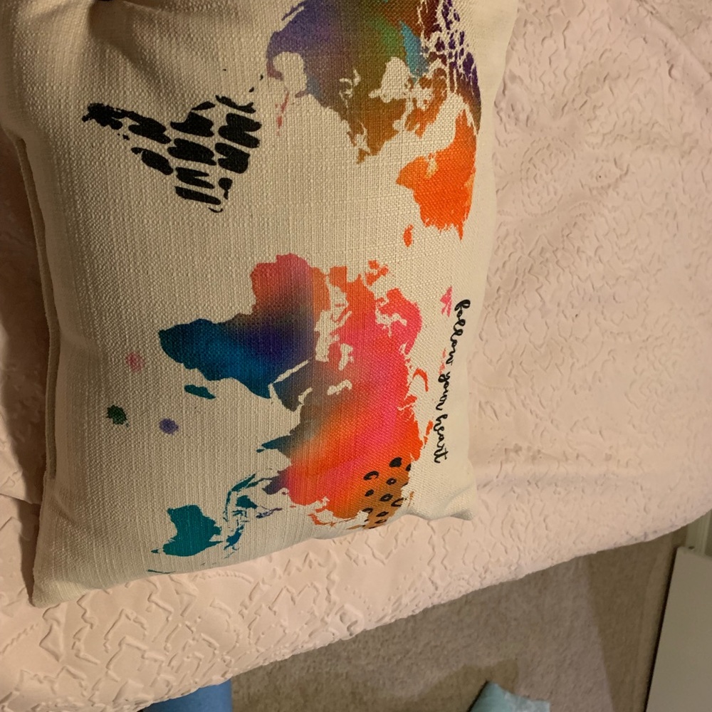 Work map pillow - Picture 2 of 2